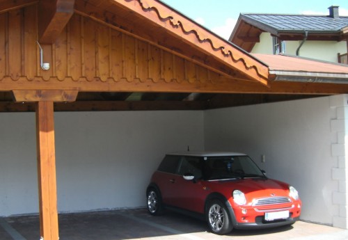 Autostellplätze im Carport direkt am Haus Sonnseiten in Flachau