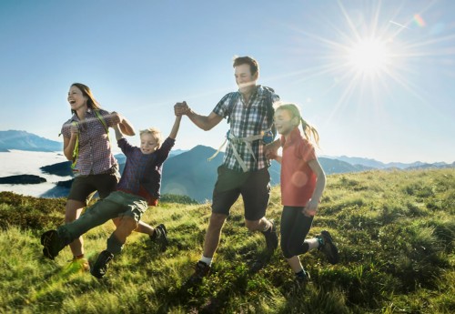 Familienwanderung in Flachau, Salzburger Land © Flachau Tourismus